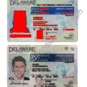 Delaware Driver License(Old DE)