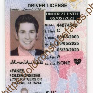 Texas Driver License(New TX U21 2020)