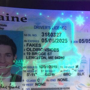 Maine Driver License (New ME) | Ironside fakes