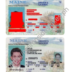 Maine Driver License (Old ME) | OldIronsidesFakes PH