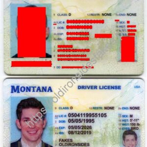 Montana Driver License (MT) | old ironsides fakes