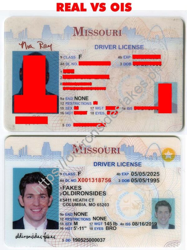 Missouri Driver License (Old MO U21) - OldIronsidesFakes PH