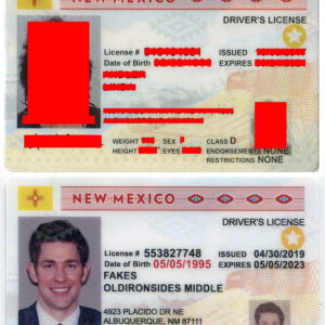New Mexico Driver License (NM) | old ironsides fakes